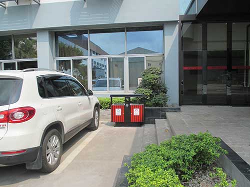 欣方圳鋼木垃圾桶 東莞高檔小區的選擇