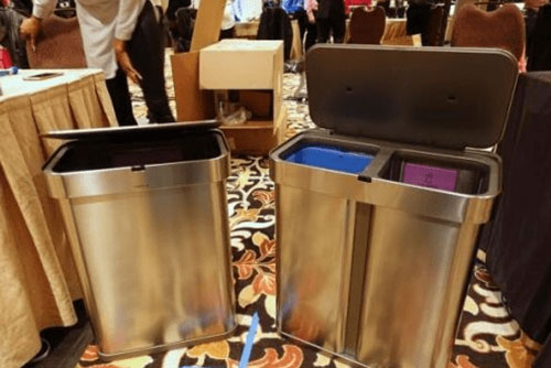 厲害了，可以語(yǔ)音控制的垃圾箱